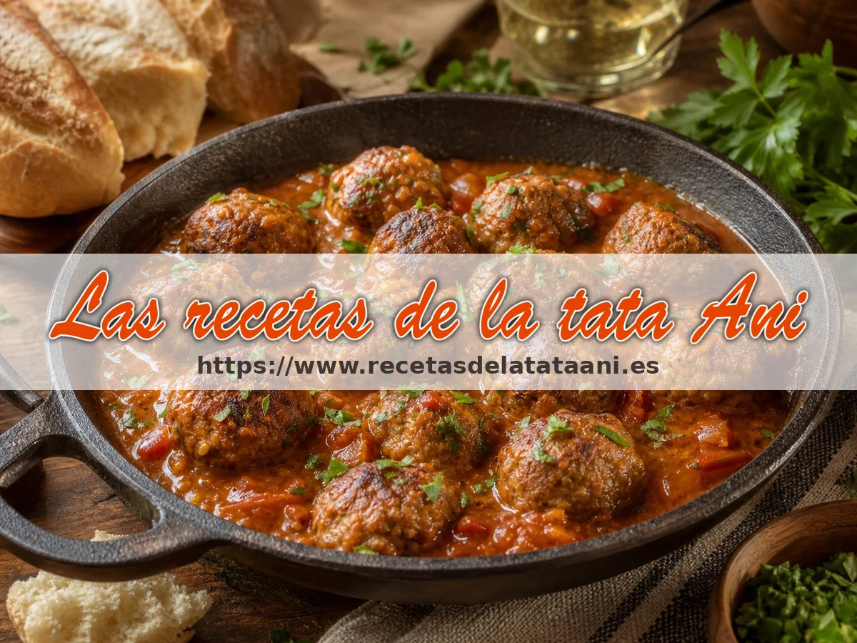 Fotografía ilustrativa de Albóndigas en salsa
