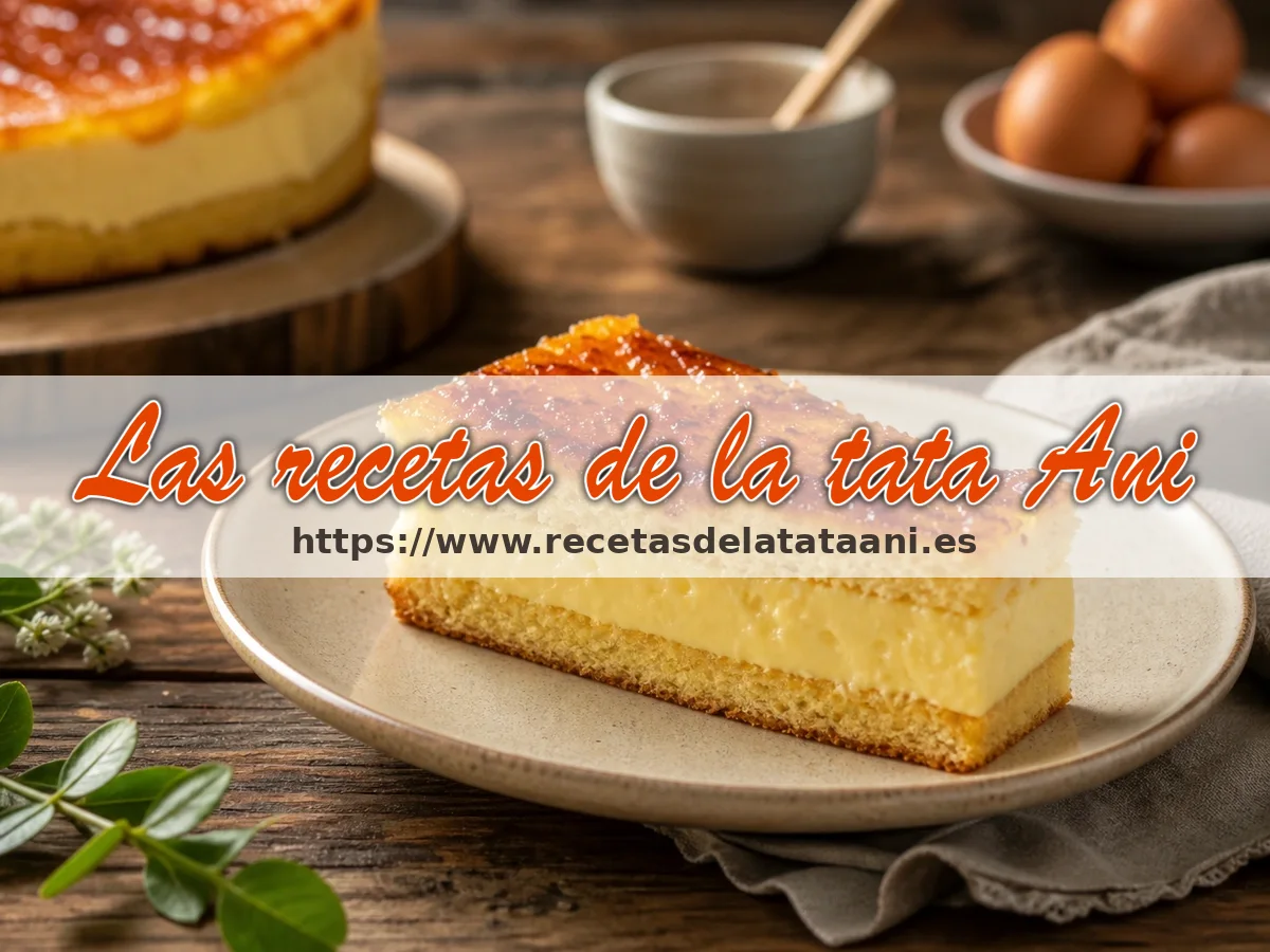 Fotografía ilustrativa de Tarta de crema catalana